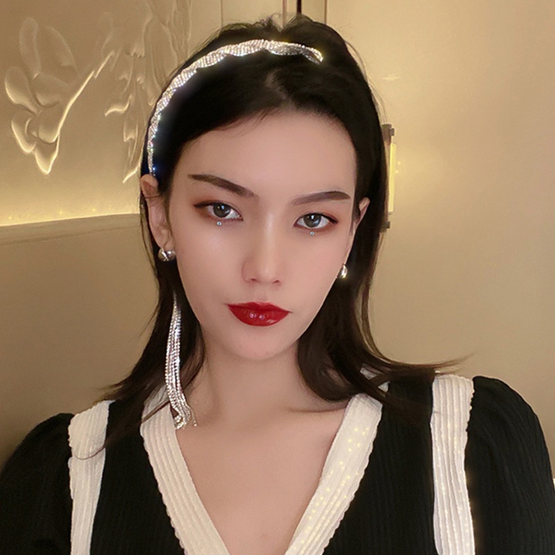 Băng Đô Đính Đá Và Ngọc Trai Lấp Lánh Thời Trang Cho Nữ