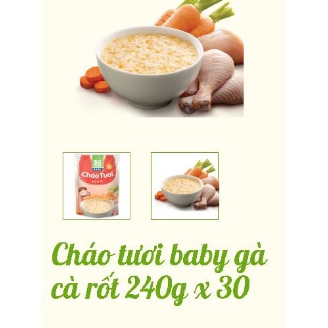 Combo 9 gói cháo tươi của SG food