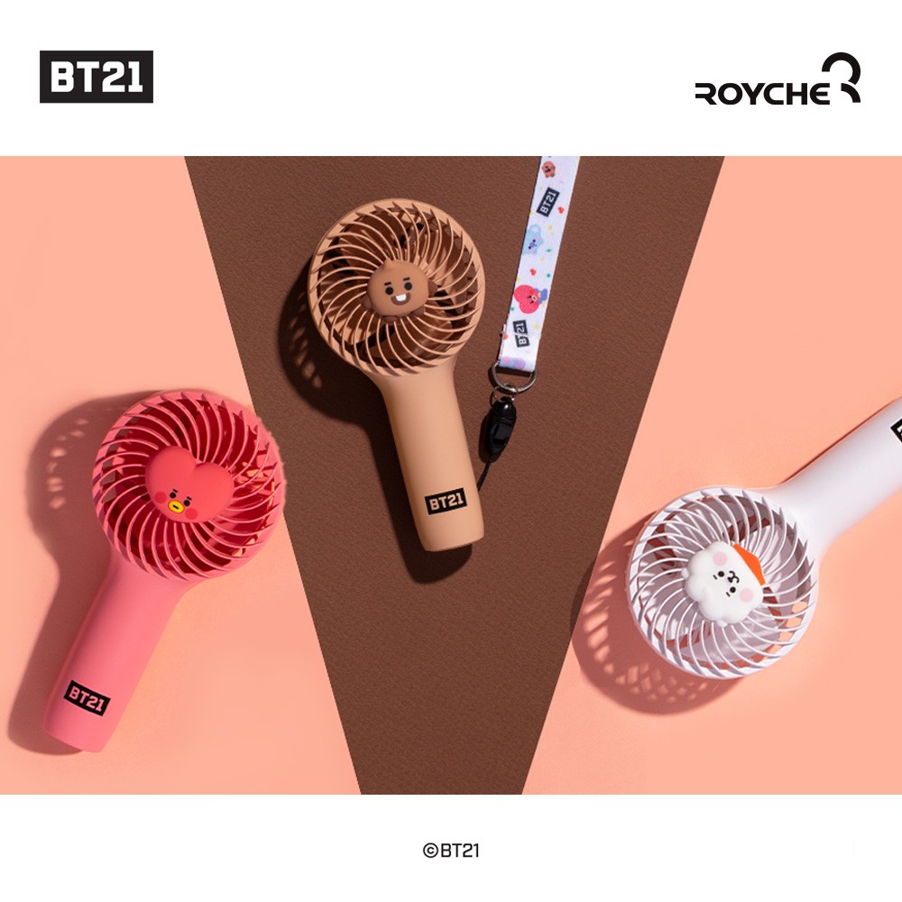 Quạt Cầm Tay Mini Bt21 Cho Bé