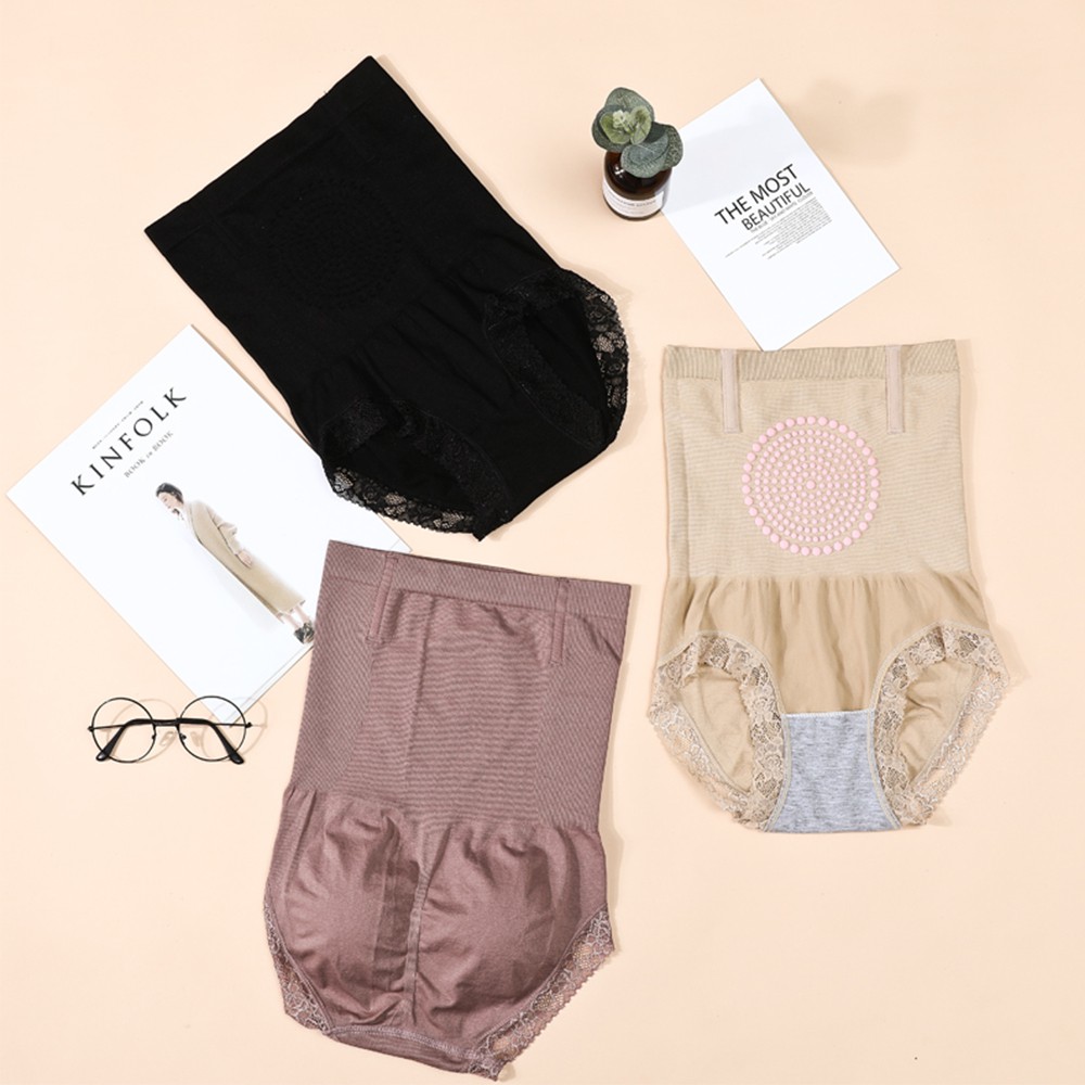 【Hàng Có Sẵn】Quần Lót Ren Có Nam Châm Giữ Ấm Phục Hồi Hông