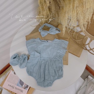 Bodysuit set 3 món body nơ + tất
