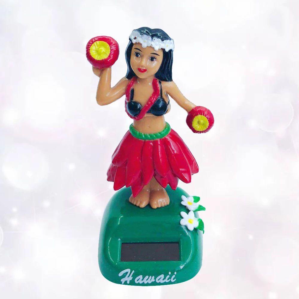 Búp Bê Nhảy Hula Hawaiian Sử Dụng Năng Lượng Mặt Trời Dễ Thương REBUY1