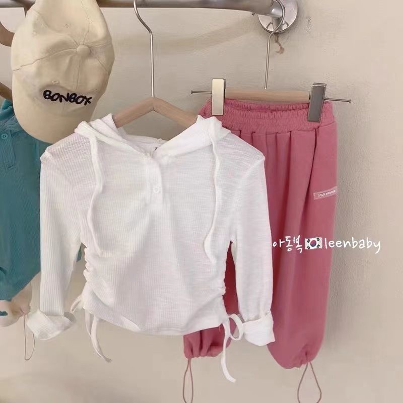 Áo Thun Cotton Tay Dài Phong Cách Hàn Nhật Mới 2022 Cho Bé Gái