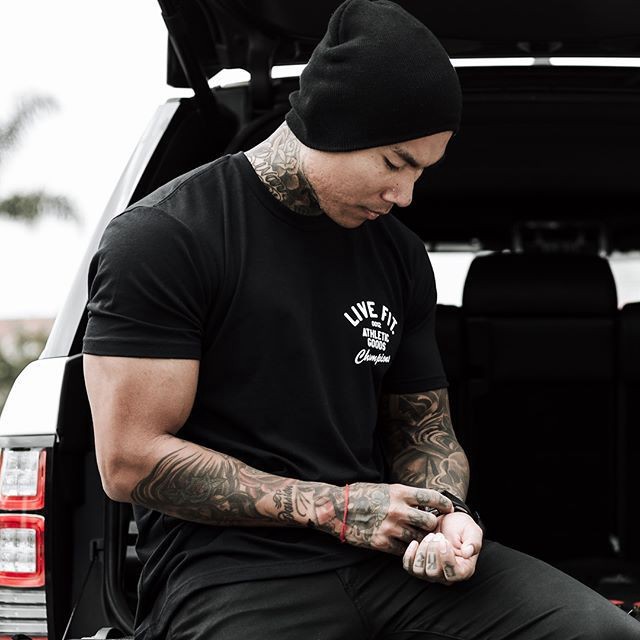 Áo thun cotton ngắn tay thoáng khí thời trang nam phong cách thể thao