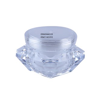 Hũ nhựa đáy kim cương đựng mỹ phẩm mặt nạ kem dưỡng 5ml/ 5g