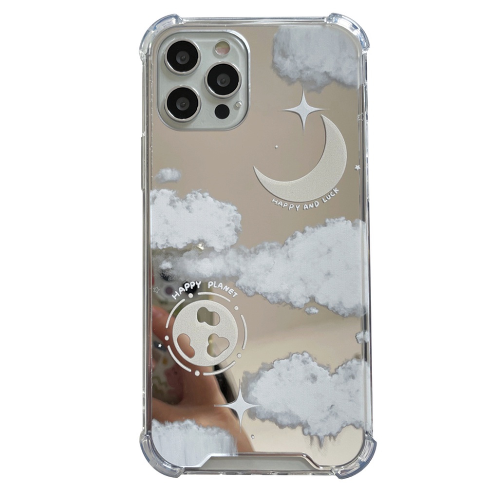 Ốp ĐiệN ThoạI KiểU Gương Trang ĐiểM Cho IPhone 14 13 12 11 Pro Max X Xs XR 8 7 Plus