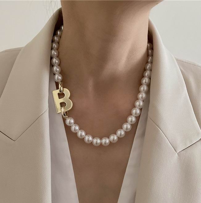 Tuyên bố Thư Ngọc trai Choker Vòng cổ cho nữ 2020 Xu hướng mới Trang sức Cá tính Collares Bán buôn