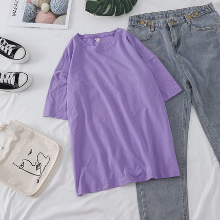 🌺Áo phông thun tay lỡ form rộng Unisex 40-70kg🌺(chọn mẫu ngẫu nhiên) | BigBuy360 - bigbuy360.vn