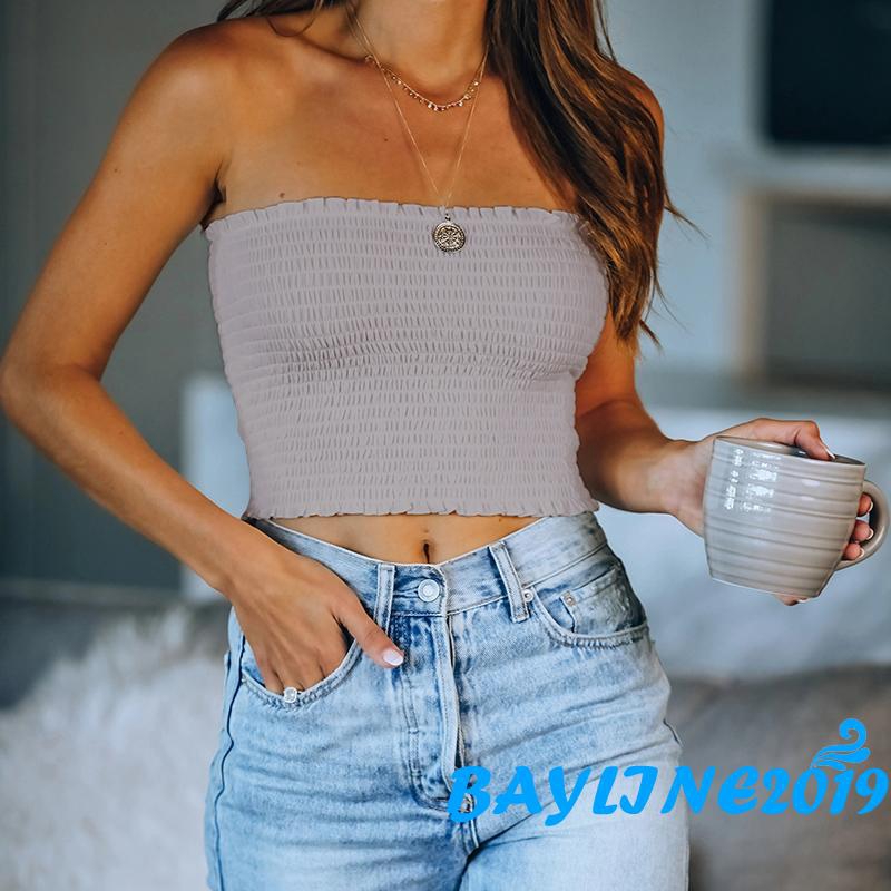 Áo Cúp Ngực Không Tay Thời Trang Dành Cho Nữ