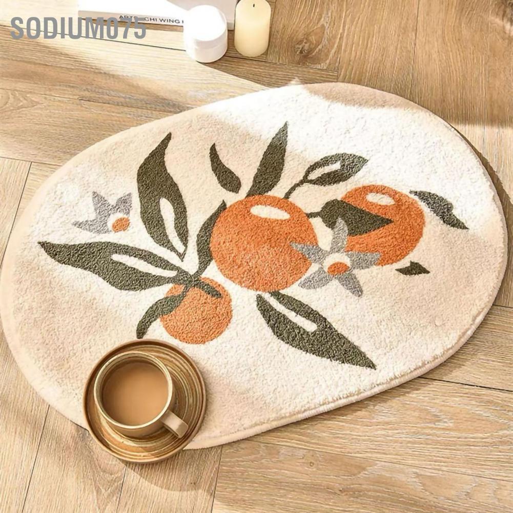 Sodium075 Tấm hấp thụ nước Mềm mại thân thiện với môi trường thấm Hoa văn phòng tắm Thảm cho Phòng ngủ trong nhà