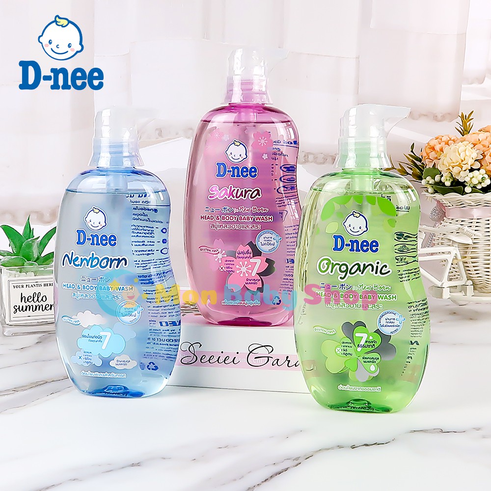 [Chính Hãng] Sữa tắm Dnee cho bé chai 200/380/800ml - Sữa tắm gội toàn thân D-nee cho bé