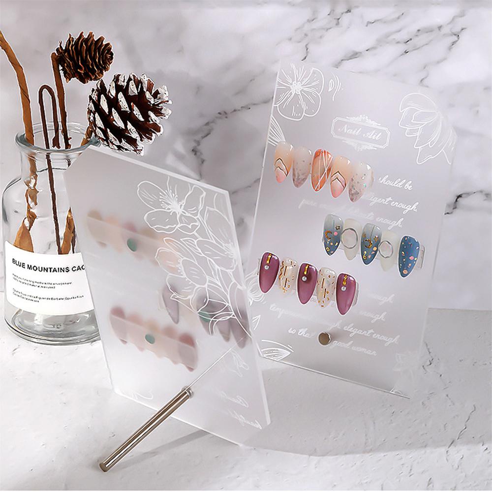 Bảng Acrylic Trưng Bày Móng Tay Chuyên Nghiệp Phong Cách Nhật Bản