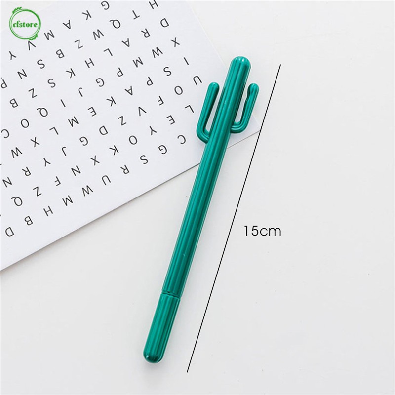 Bút mực gel ngòi 0.5mm thiết kế hình cây xương rồng đáng yêu