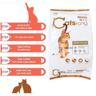 Thức ăn hạt cho mèo mọi lứa tuổi Catsrang 2kg