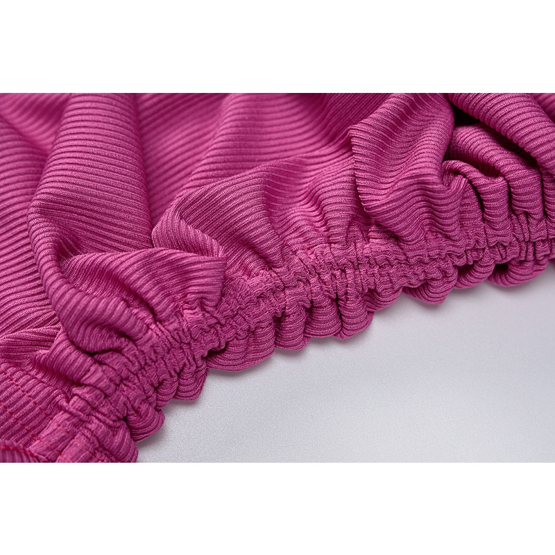 DUNEA Set áo ống + chân váy dây rút quyến rũ thời trang dành cho nữ