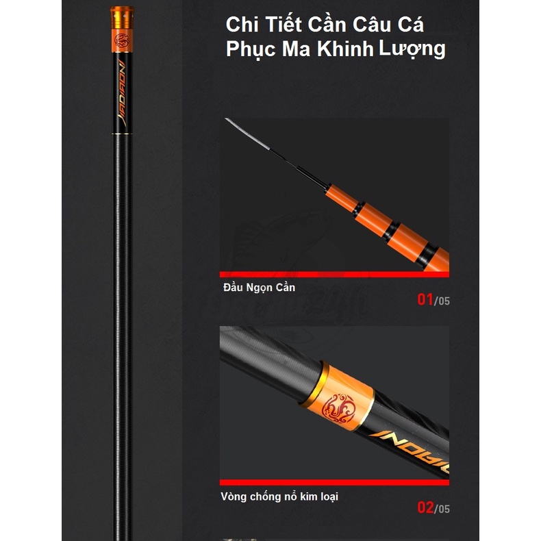Cần Câu Tay MC-Jiadiaoni Phục Ma Khinh Lượng Tải Tĩnh 4000gr