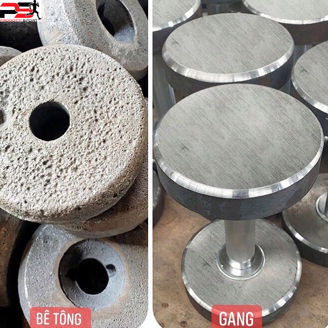 Tạ tay KINGBOX 7.5kg lõi gang đặc bọc cao su Nhập Khẩu