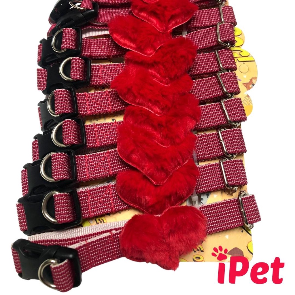 Vòng Cổ Cho Thú Cưng Chó Mèo Hình Trái Tim, Bông Hoa Dễ Thương - iPet Shop