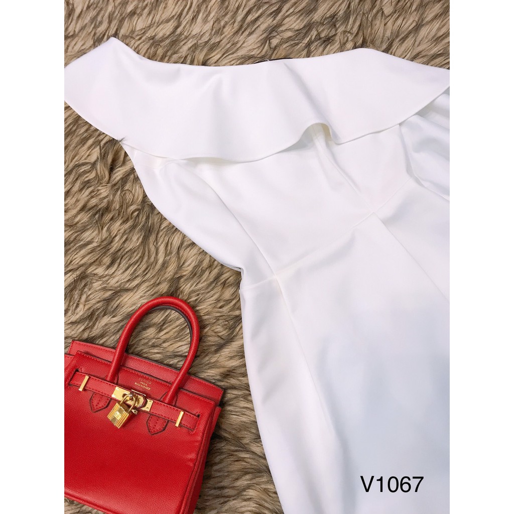 [ xả kho ] MiD Đầm bèo vạt V1067 Mie Design ảnh thật