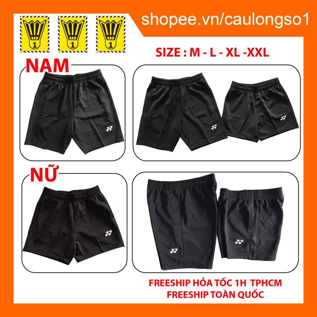 8.8 Quần Cầu Lông Nam Logo Yonex Victor Lining vải dày, bền đẹp, form dài
