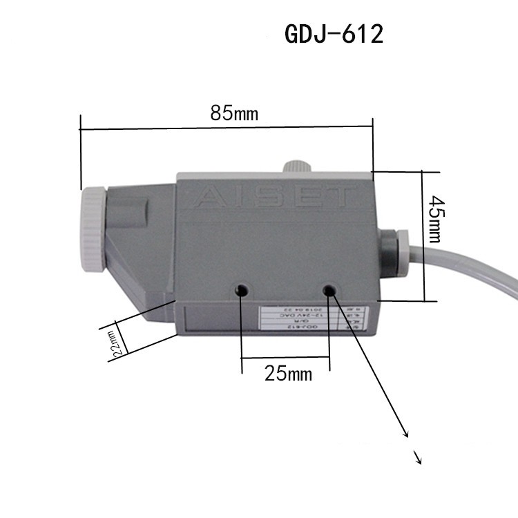 Cảm biến đánh dấu màu AISET Thượng Hải Yatai Mắt quang GDJ-612 GDJ211BG