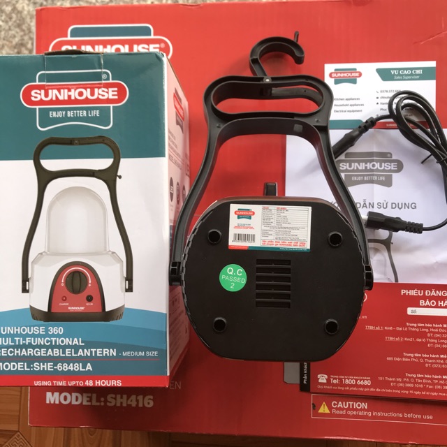 Đèn sạc tích điện đa năng SUNHOUSE SHE-6848LA