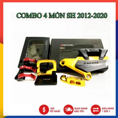 COMBO BỘ BIKER CNC CAO CẤP CHO SH 2017-2019  ( 4 chi tiết liệt kê bên dưới)