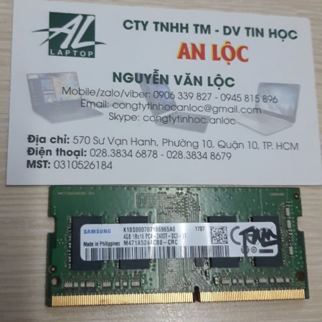 Ram laptop 4gb pc4