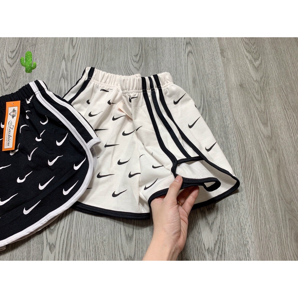 Quần đùi thể thao in hình logo móc cực hot , chất thun da cá mềm mịn