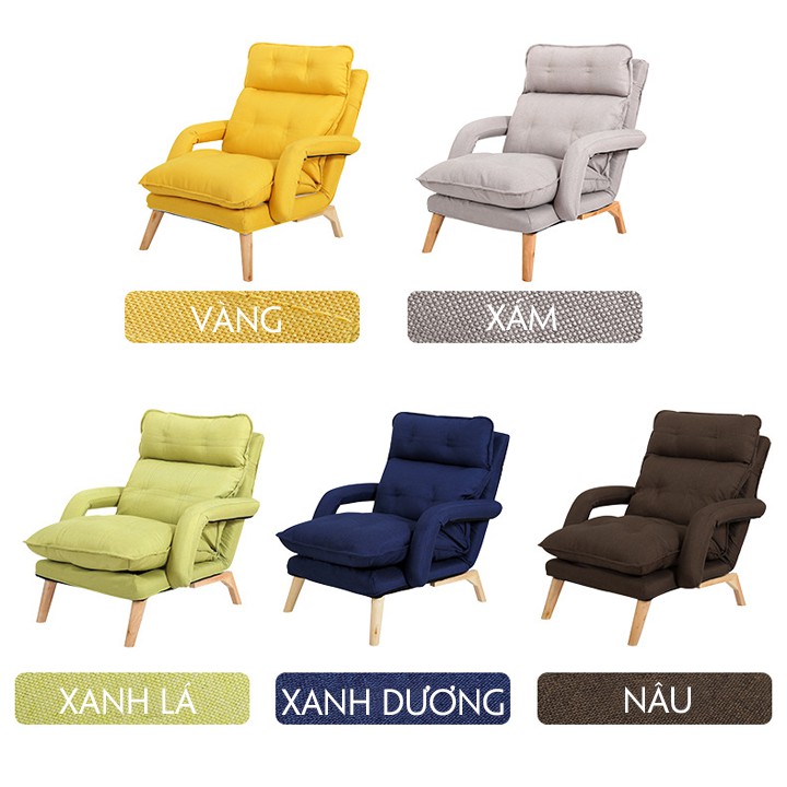 ( HÀNG MỚI VỀ )Ghế bành, ghế lười sofa giường cao cấp kèm đôn