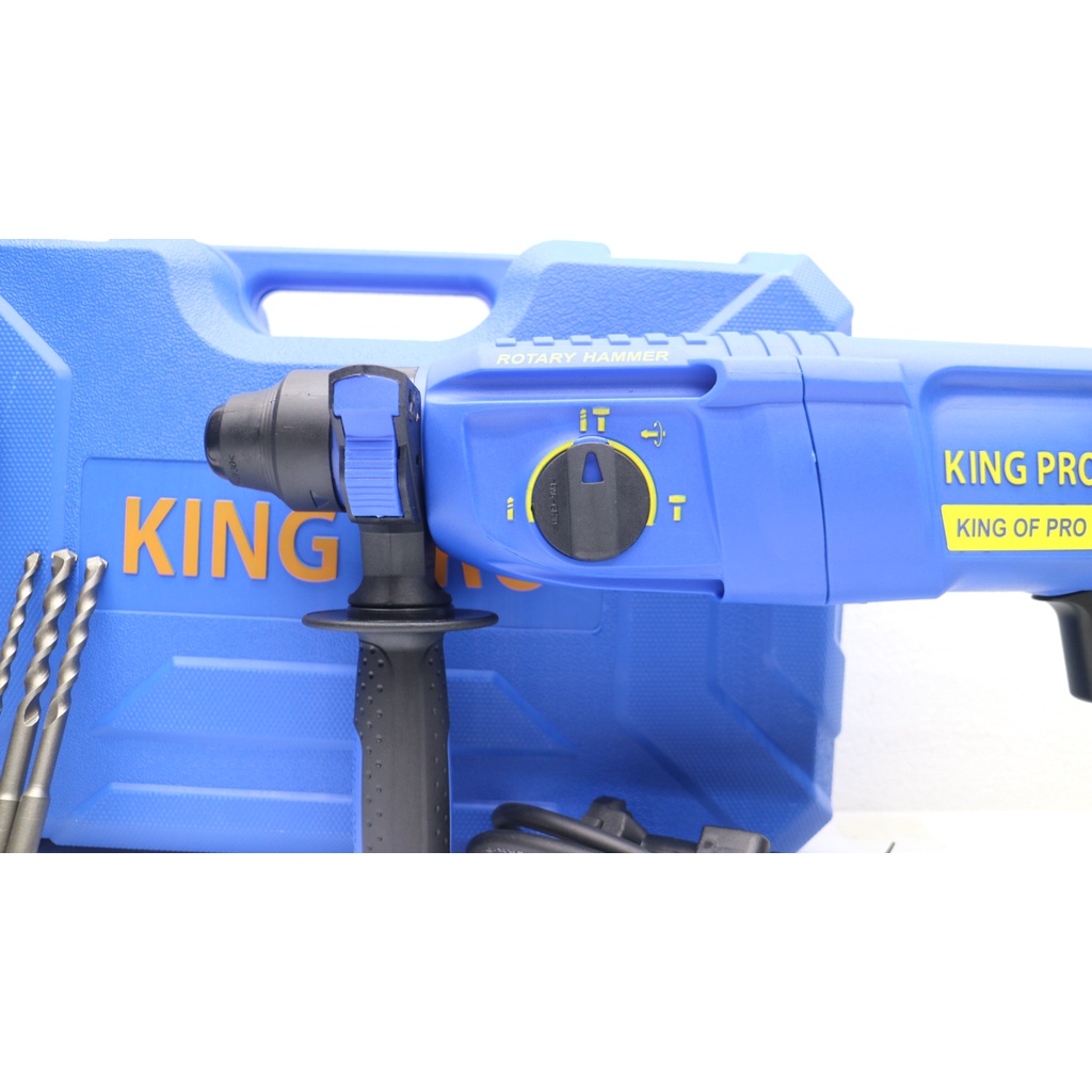 [RẺ VÔ ĐỊCH] Máy khoan đục bê tông 3 chức năng chính hãng KINGPRO  KP - 2603 công suất lớn 800W