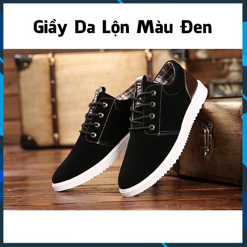 Giày Da Lộn Giầy Thể Thao Nam Thời Trang Hàn Quốc Dày Đẹp Siêu Bền Dùng Đi Làm Công Sở Đi Chơi Du Lịch (Min Shop)