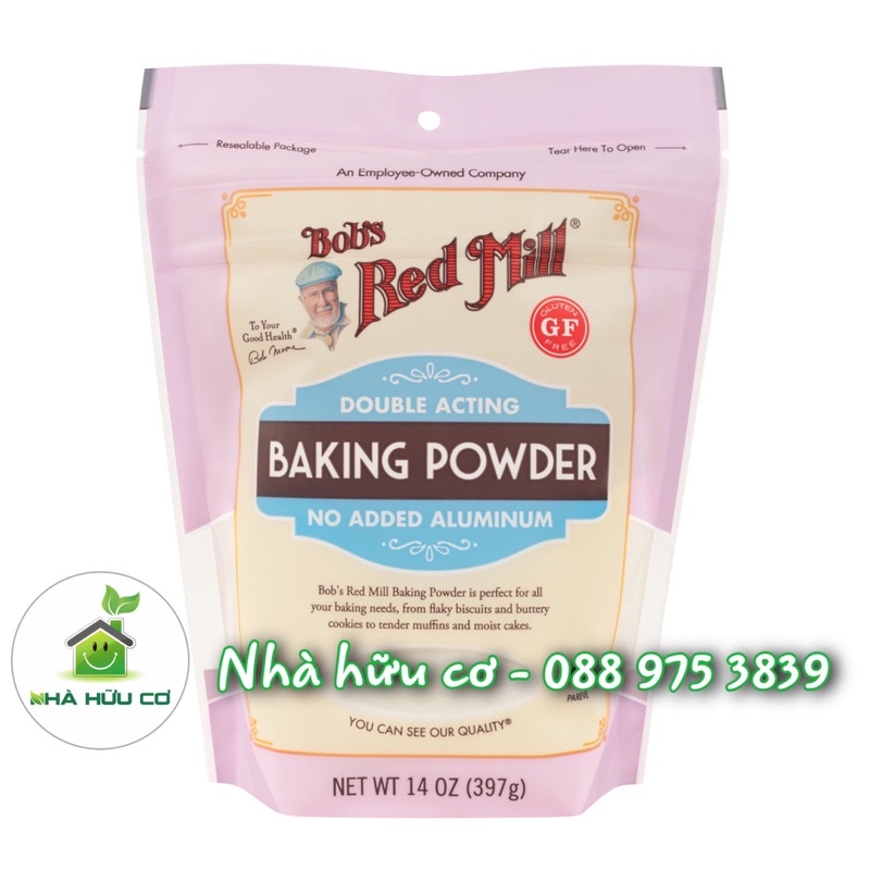 Bột nở (Baking Powder) Bob’s Red Mill 397gr - Date: 2/2023 - Nhà Hữu Cơ