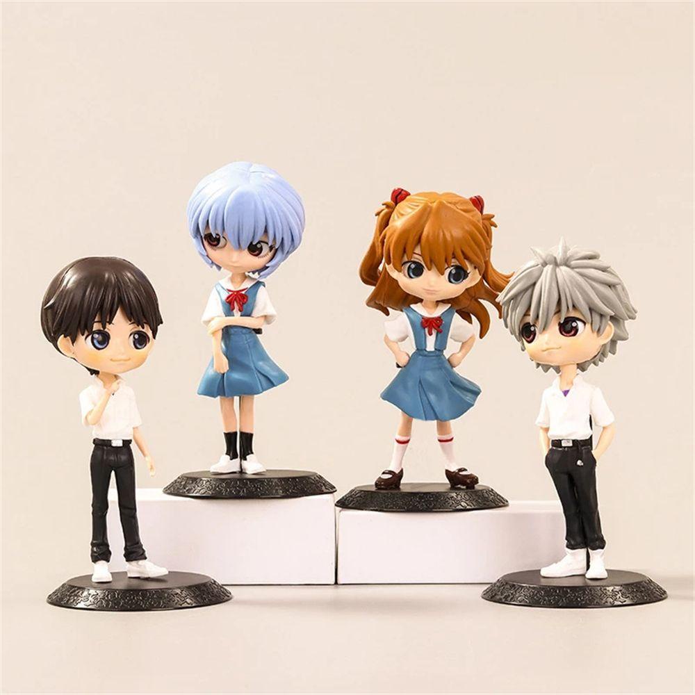 Set 4 Mô Hình Nhân Vật Hoạt Hình Kaworu Nagisa Ikari Shinji
