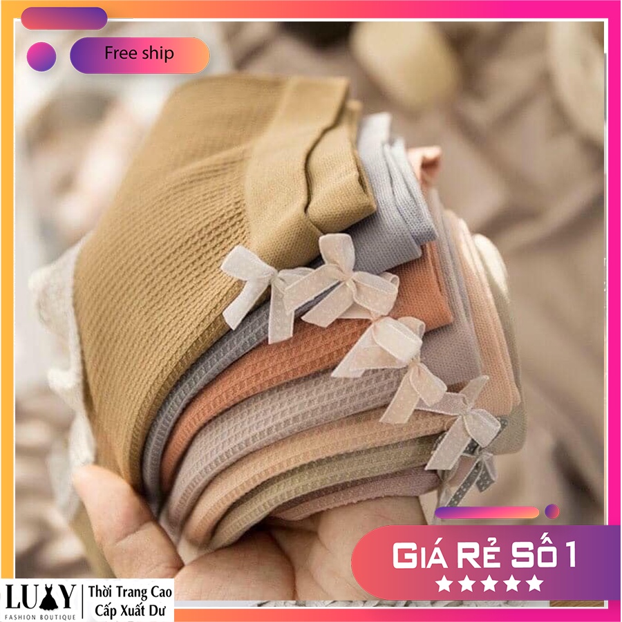 Quần lót nữ Cotton viền ren kháng khuẩn Luxy co giãn 8 chiều V1 | BigBuy360 - bigbuy360.vn