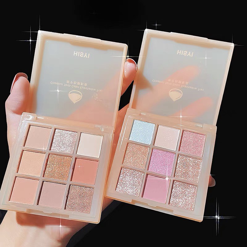 Bảng phấn mắt 9 màu hạt dẻ