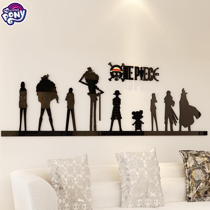 Hoạt Hình Miếng Dán Tường Hình Anime One Piece 3d Độc Đáo