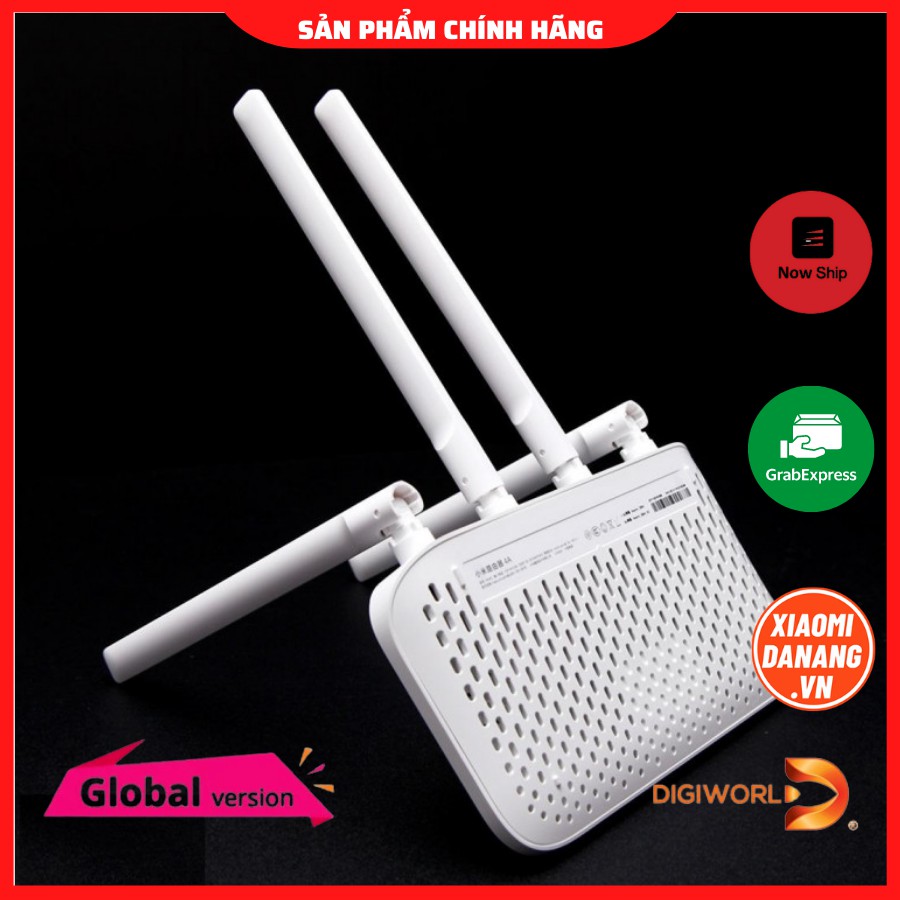 Bộ phát sóng Wifi Xiaomi Mi Router 4A bản quốc tế Hàng Digiworld BH 12 tháng