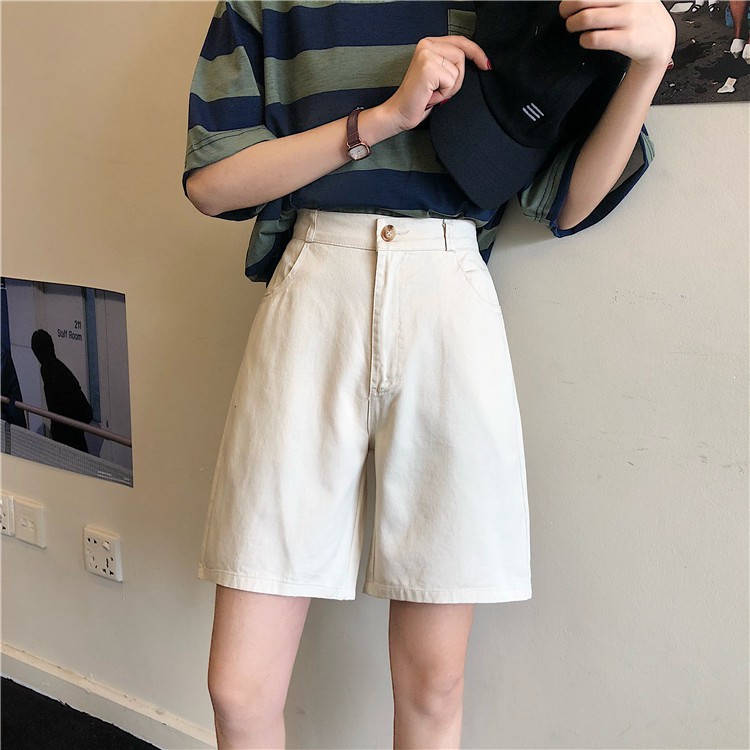 [SẴN] Quần short lửng Khaki Ulzzang Quảng Châu QLK5