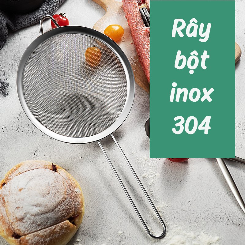 Rây lọc cháo, lọc bột inox có tay cầm | BigBuy360 - bigbuy360.vn