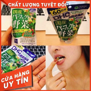 VIÊN UỐNG DHC RAU CỦ 60 NGÀY CỦA NHẬT [ Hàng Chuẩn Có Tem]