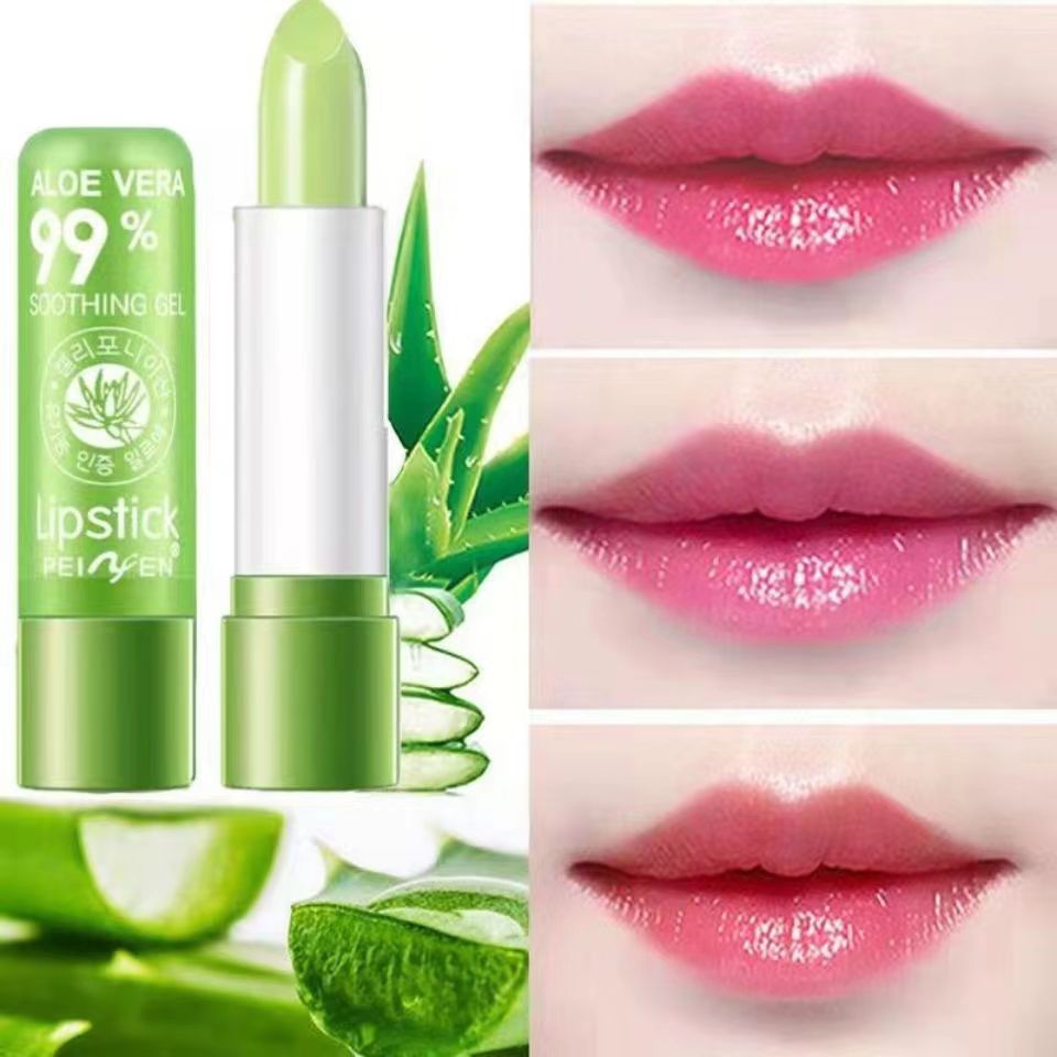 Sáp Dưỡng Môi KISS BEAUTY chiết xuất từ nha đam, dưỡng ẩm nhanh, chống khô nứt nẻ cho môi