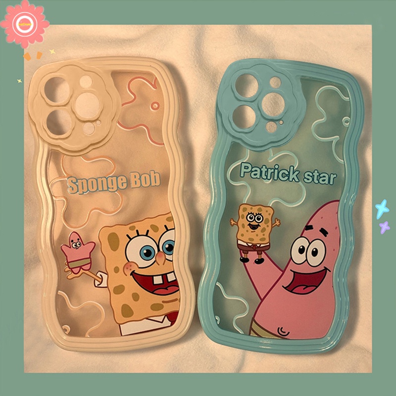 Ốp Điện Thoại Họa Tiết Hoạt Hình SpongeBob Patrick Cho iPhone 11 7plus 6 6s 7 8 Plus XR 13 12 Pro MAX X XS MAX SE 2020