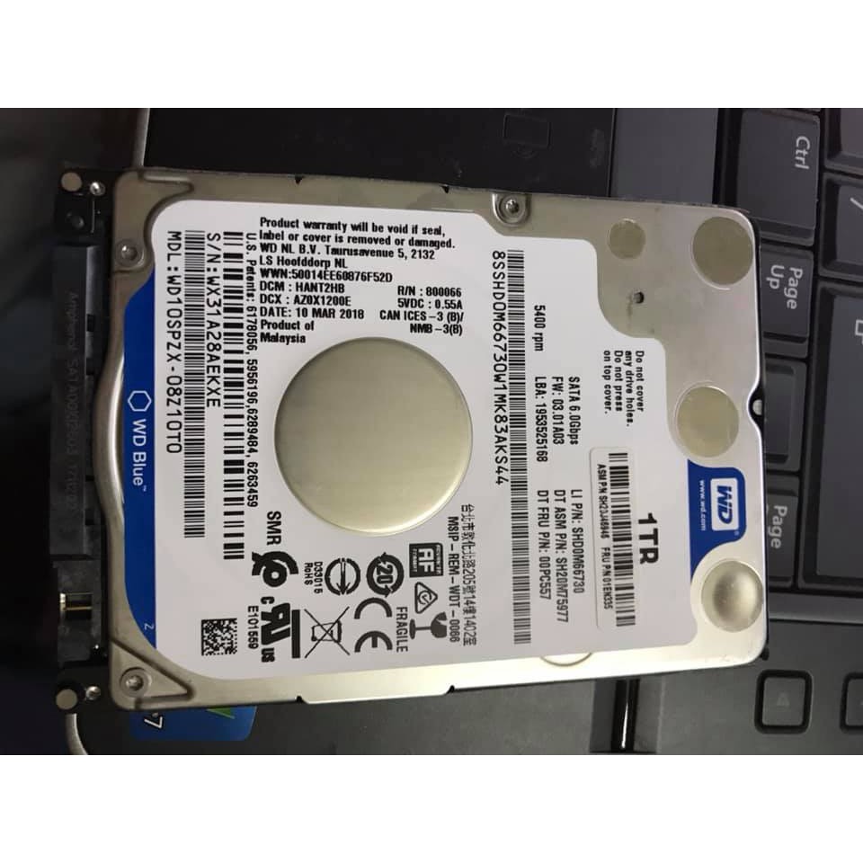 Ổ Cứng HDD Laptop 1000GB Tháo Máy 5400RPM BH 1 tháng