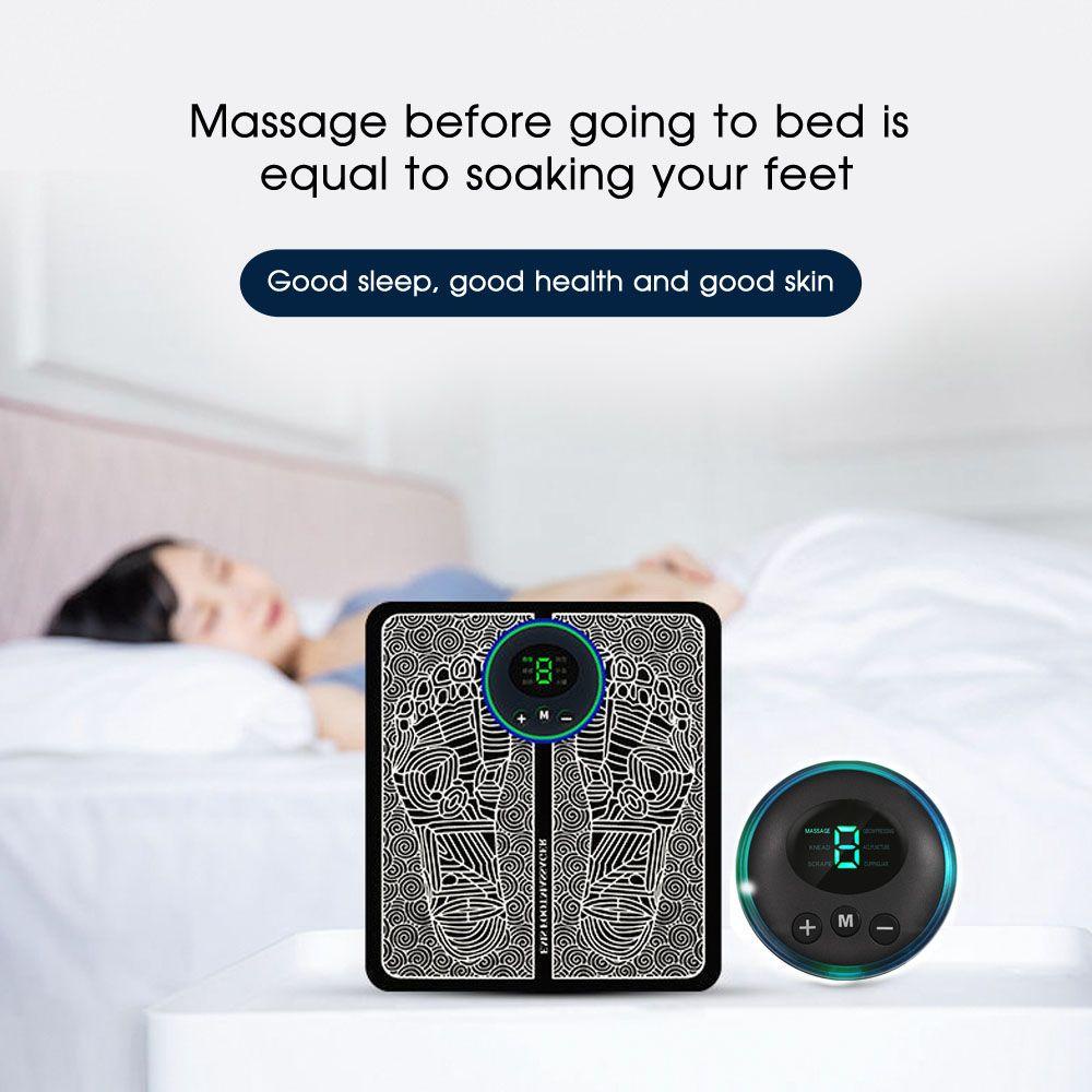 ANEMONE Thảm Điện Mát Xa Chân Thư Giãn Kích Thích Cơ Bắp Lưu Thông Máu Giảm Đau