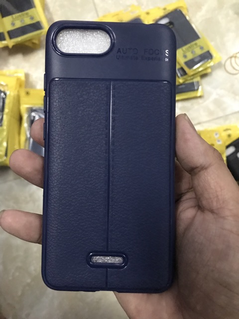 Ốp lưng Xiaomi Redmi 6/ Xiaomi Redmi 6A dẻo giả da siêu bền