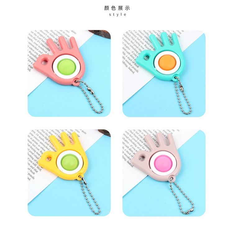 Đồ Chơi Bóp Xả Stress Hình Lòng Bàn Tay Năm Ngón Bằng silicone