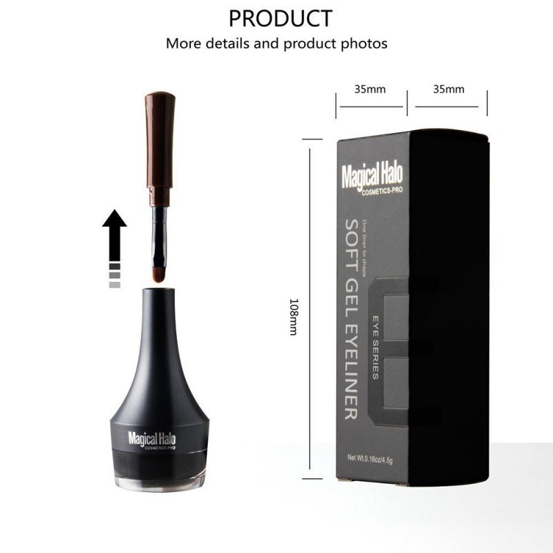 [Hàng mới về] Gel kẻ đường viền mắt chống thấm nước kèm cọ | BigBuy360 - bigbuy360.vn