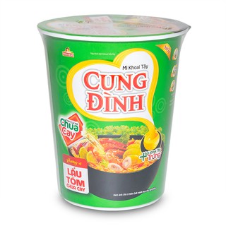 Mì khoai tây cung đình cốc 65g các vị