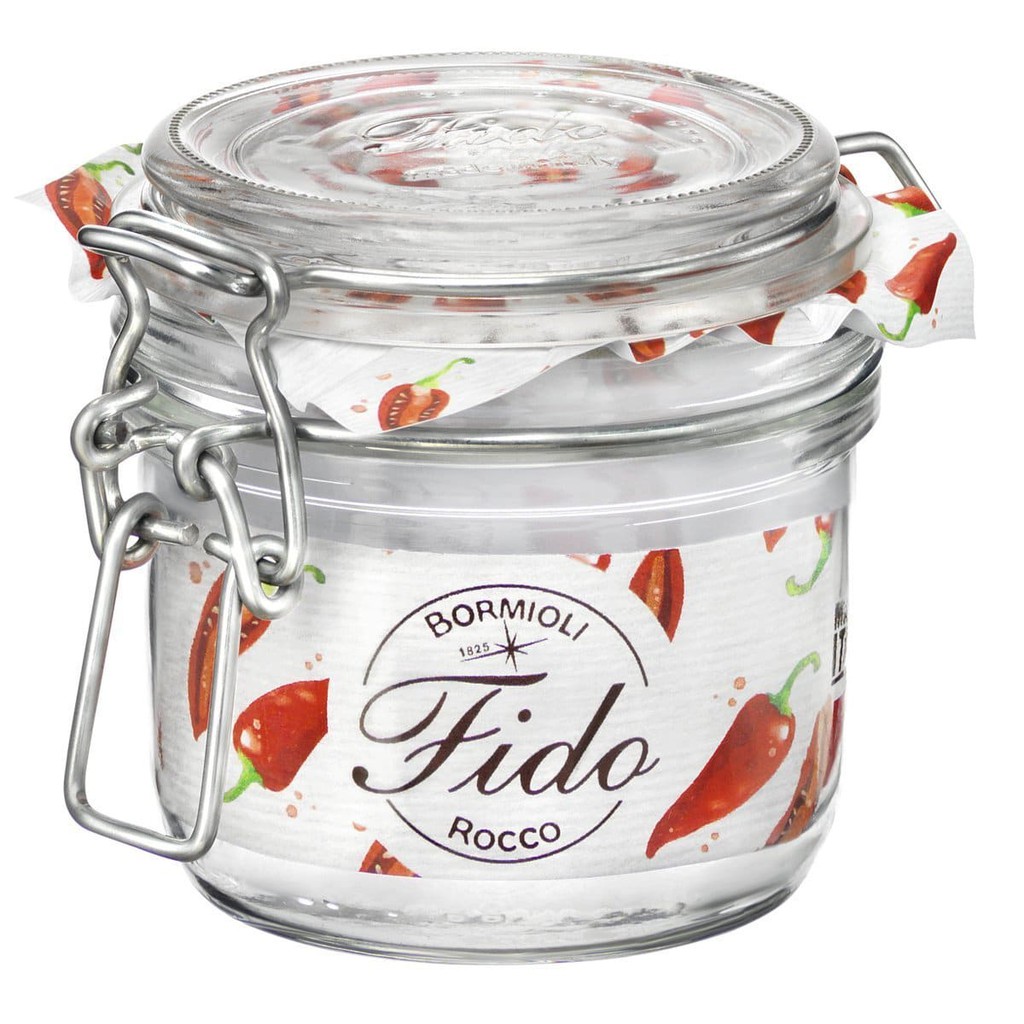 Hũ thủy tinh Bormioli Rocco nắp cài Fido 200ml